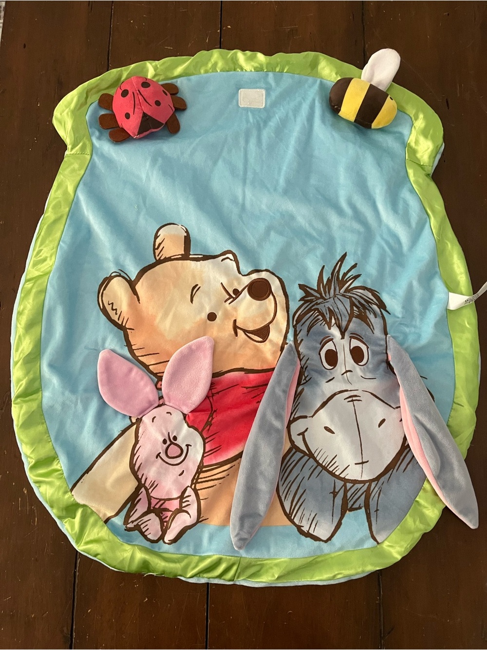 2000 Disney Baby Winnie the Pooh Honey Pot Tummy Time Mat